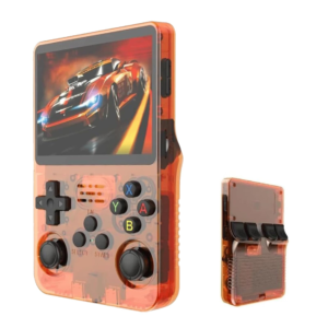 Consola Retro R36S Naranja Transparente (64GB)