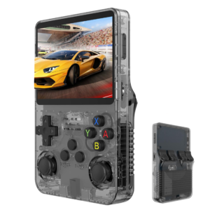 Consola Retro R36S Negro Transparente (64GB)