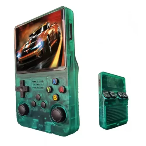Consola Retro R36S Verde Transparente (64GB) - Imagen 2