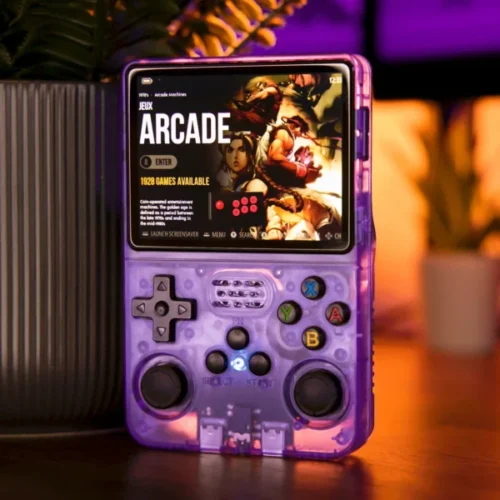 Consola Retro R36S Morado Transparente (64GB) - Imagen 2