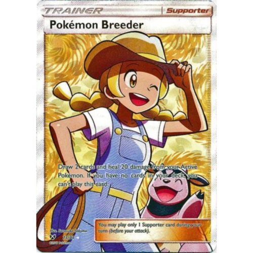 Pokemon Breeder - 73/73 - Full Art Ultra Rare