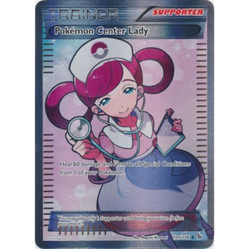 Pokemon Center Lady - 105/106 - Full Art Ultra Rare