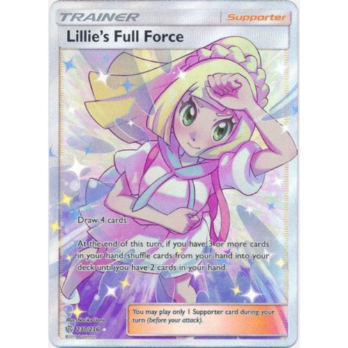 Máxima Potencia de Lylia - 230/236 - Full Art Ultra Rare