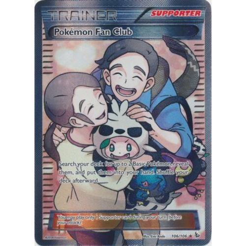 Pokemon Fan Club - 106/106 - Full Art Ultra Rare